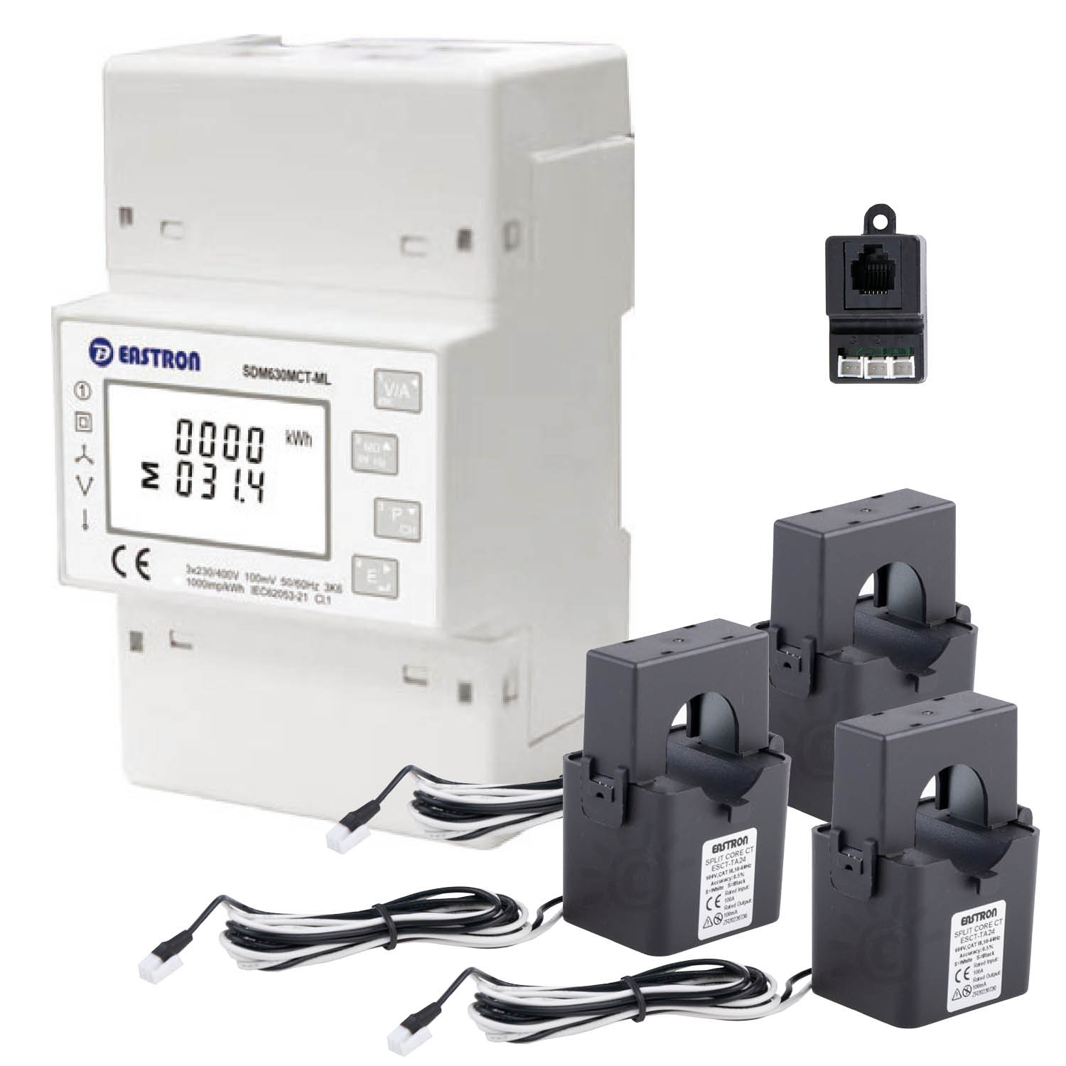 Eastron SDM630MCT-RJ12-SET-24 - PV Smartmeter