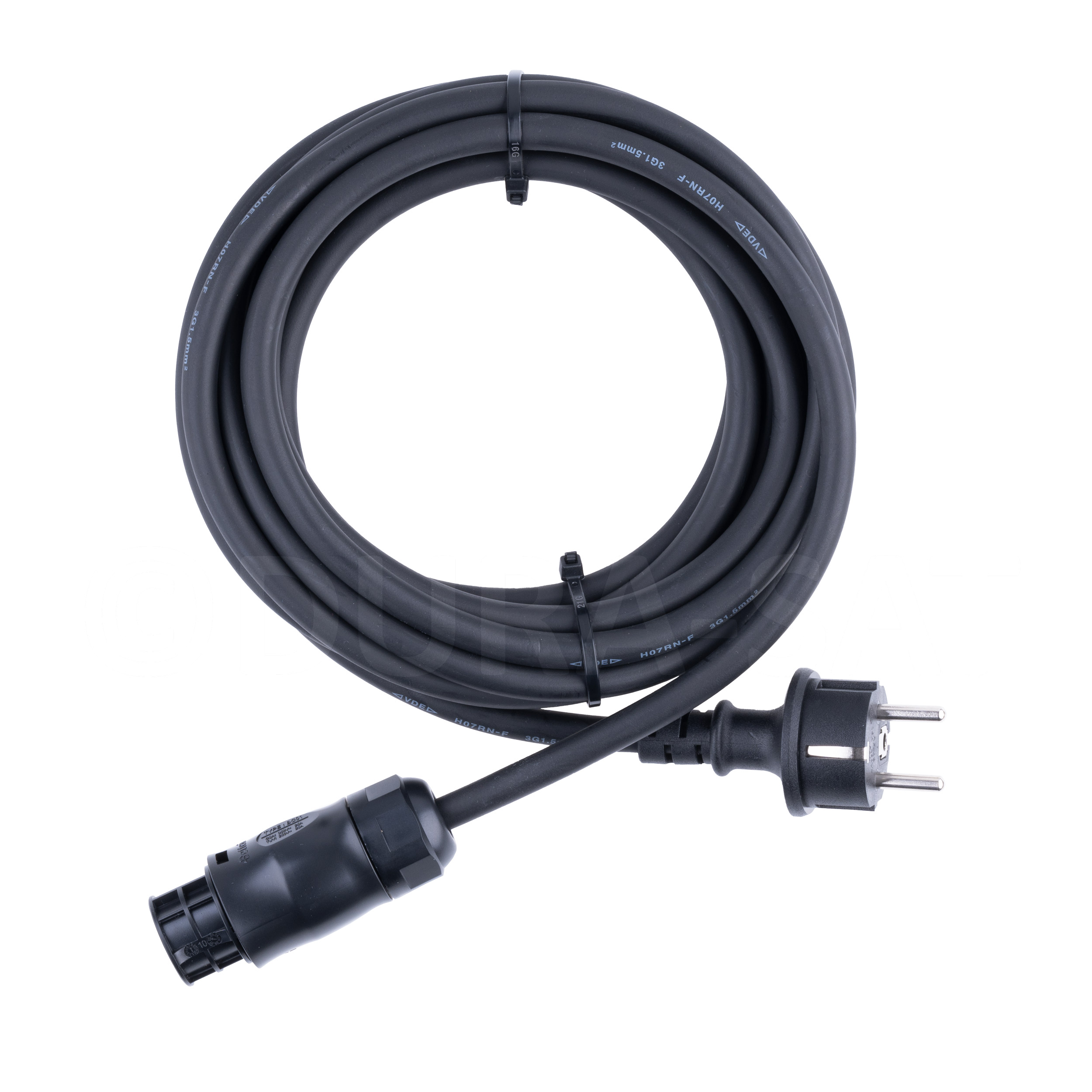 Anschlusskabel - Betteri auf Schutzkontakt 5m - Elektro-Kabel Anschlusskabel - Betteri auf Schutzkontakt 5m - Elektro-Kabel