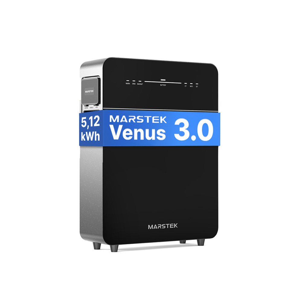 Marstek Venus E 3.0 – 5,12 kWh – mit Shelly Pro 3EM - SmartMeter – AC - Solarstromspeicher & Plug-in-Batteriesystem für Photovoltaik