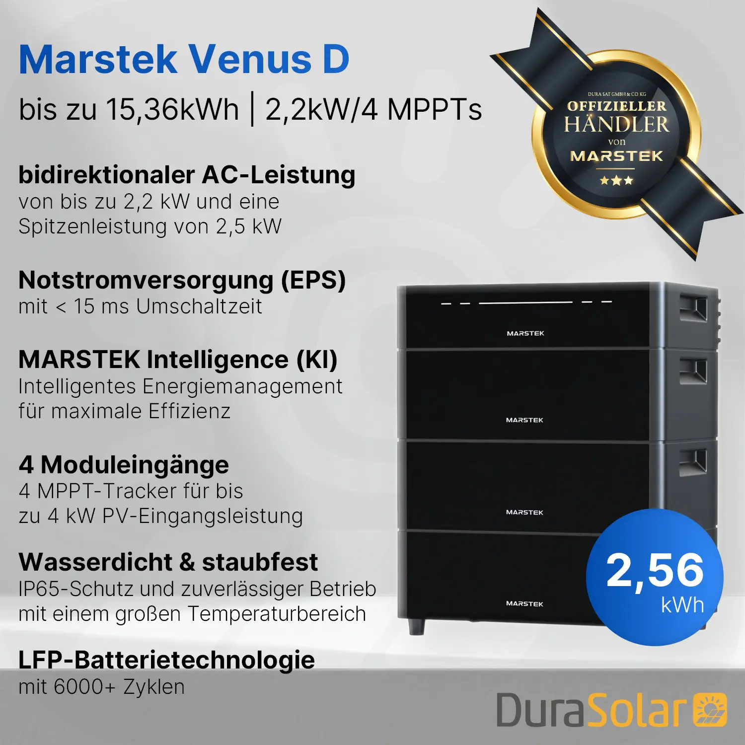 Marstek Venus D - Speicher für Balkonkraftwerke 