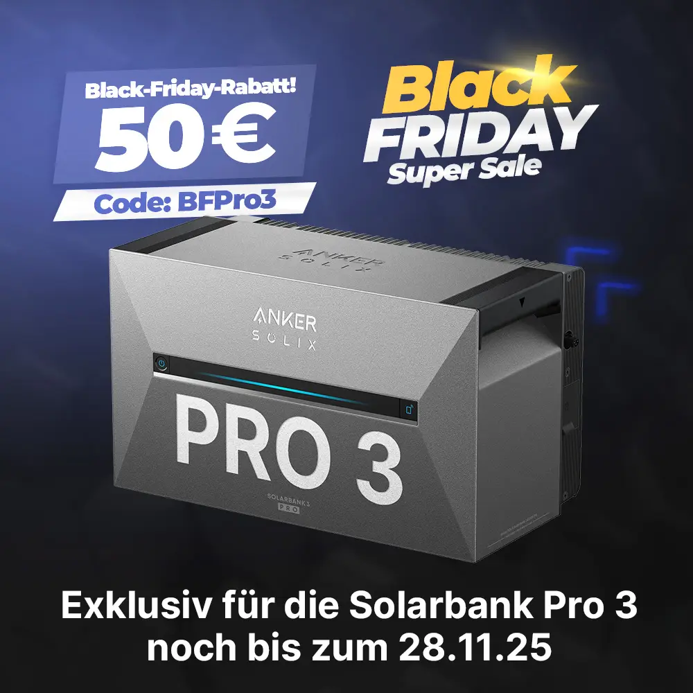 Anker SOLIX Solarbank 3 - E2700 Pro - Balkonkraftwerkspeicher Anker SOLIX Solarbank 3 - E2700 Pro - Balkonkraftwerkspeicher
