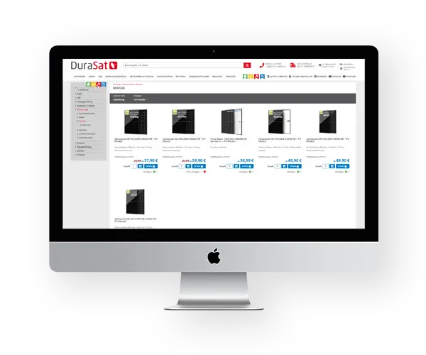DuraSat Webseite