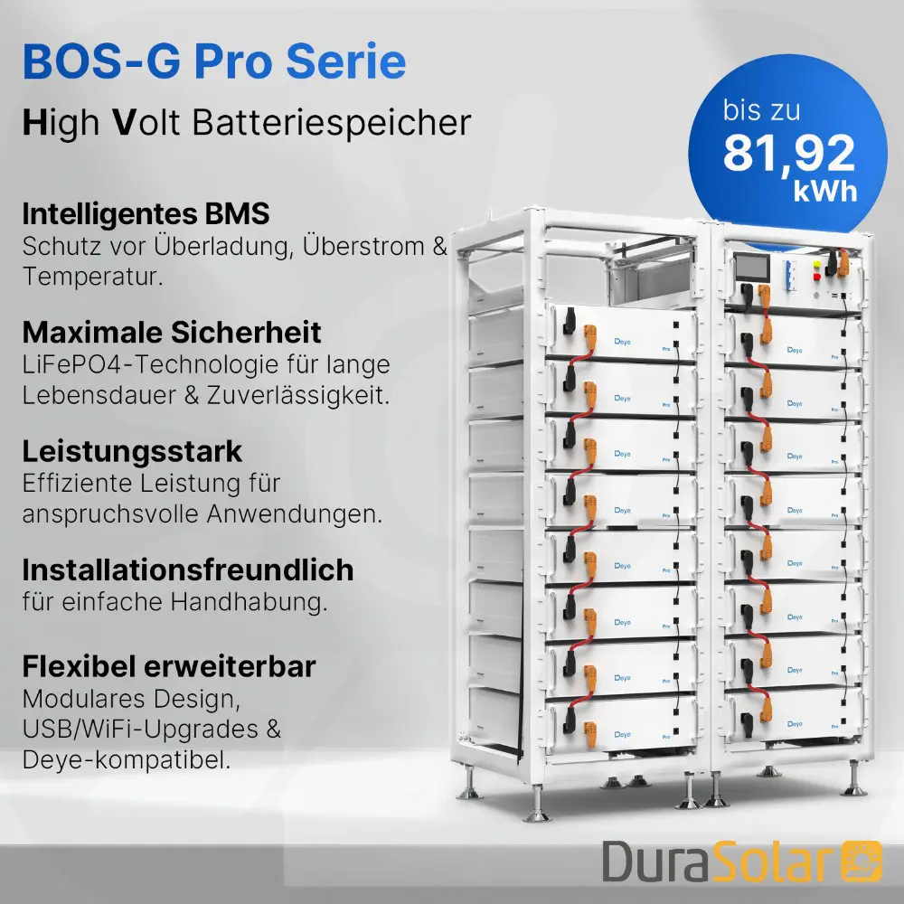 Deye BOS-G Pro Speicher System SET Deye BOS-G Pro Speicher System SET