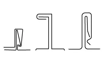 421907_S-Mini-Klemme-PV-Halterung-Blechdach-Falz-Profile-Strichzeichnung 421907_S-Mini-Klemme-PV-Halterung-Blechdach-Falz-Profile-Strichzeichnung