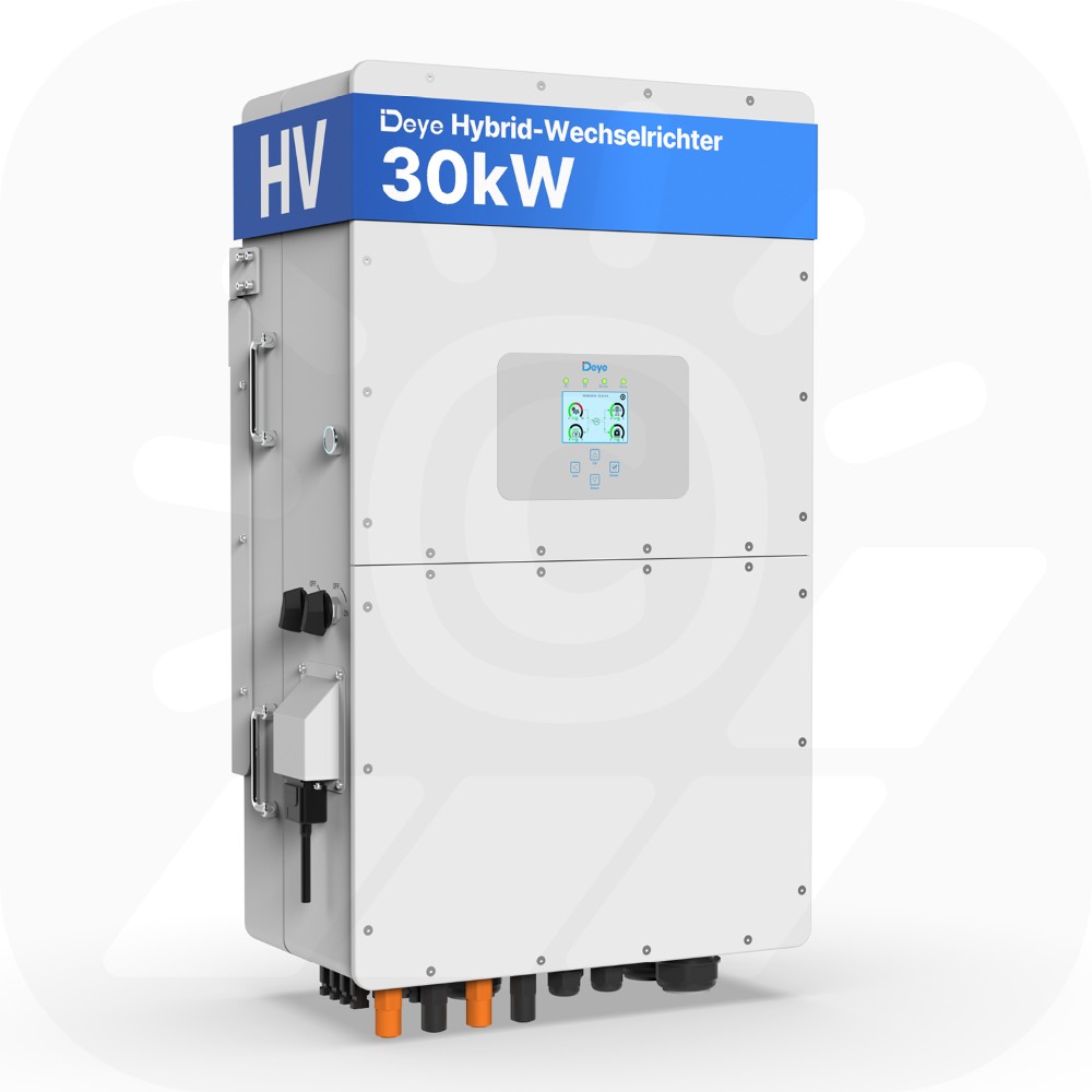 Deye SUN-30K-SG01HP3-EU-BM3 - Dreiphasig - 3/2+2+2 MPPT - Hybrid-Wechselrichter - Hochspannungsserie