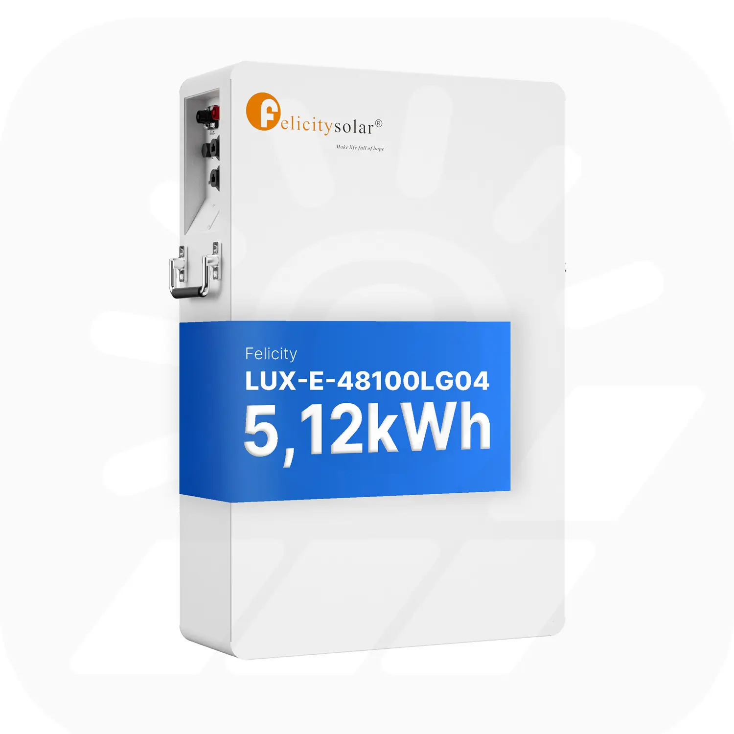 Felicity 5,12kWh PV-Speicher - LUX-E-48100LG04 - Erweiterbare 48/51,2V LiFePO4 Batterie für Solaranlagen
