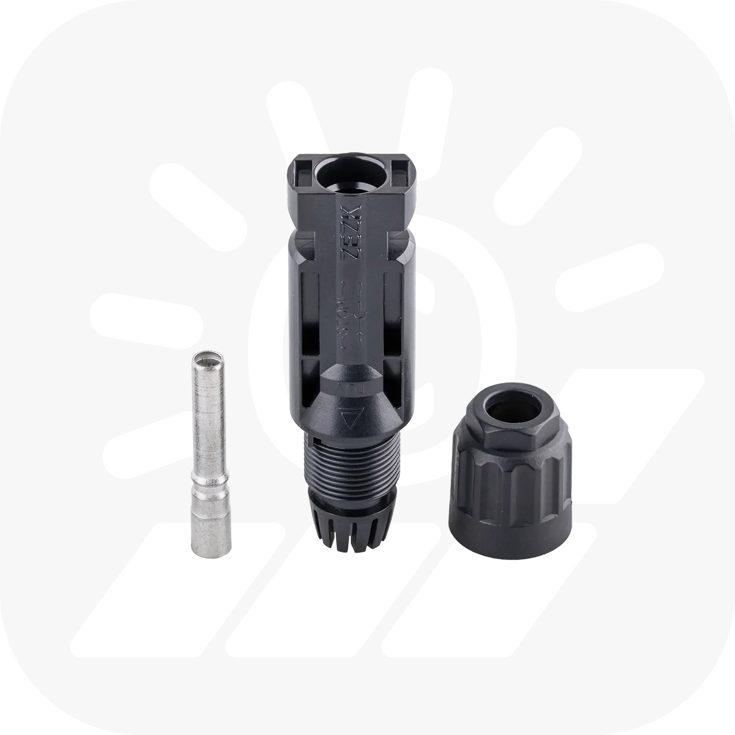 MC4 kompatible Buchsen für 4-6mm² Solarkabel - PV-Buchse