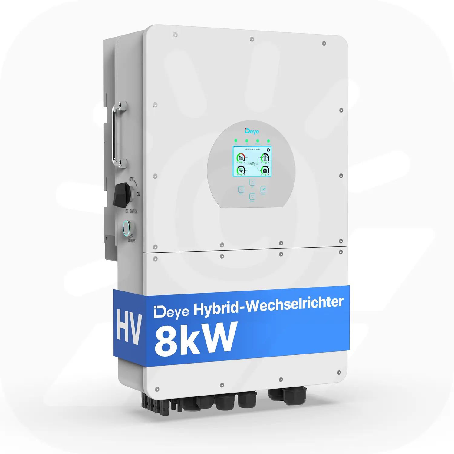 Deye SUN-8K-SG01HP3-EU-AM2 - Dreiphasig - 2MPPT - Hybrid-Wechselrichter - Hochspannungsserie