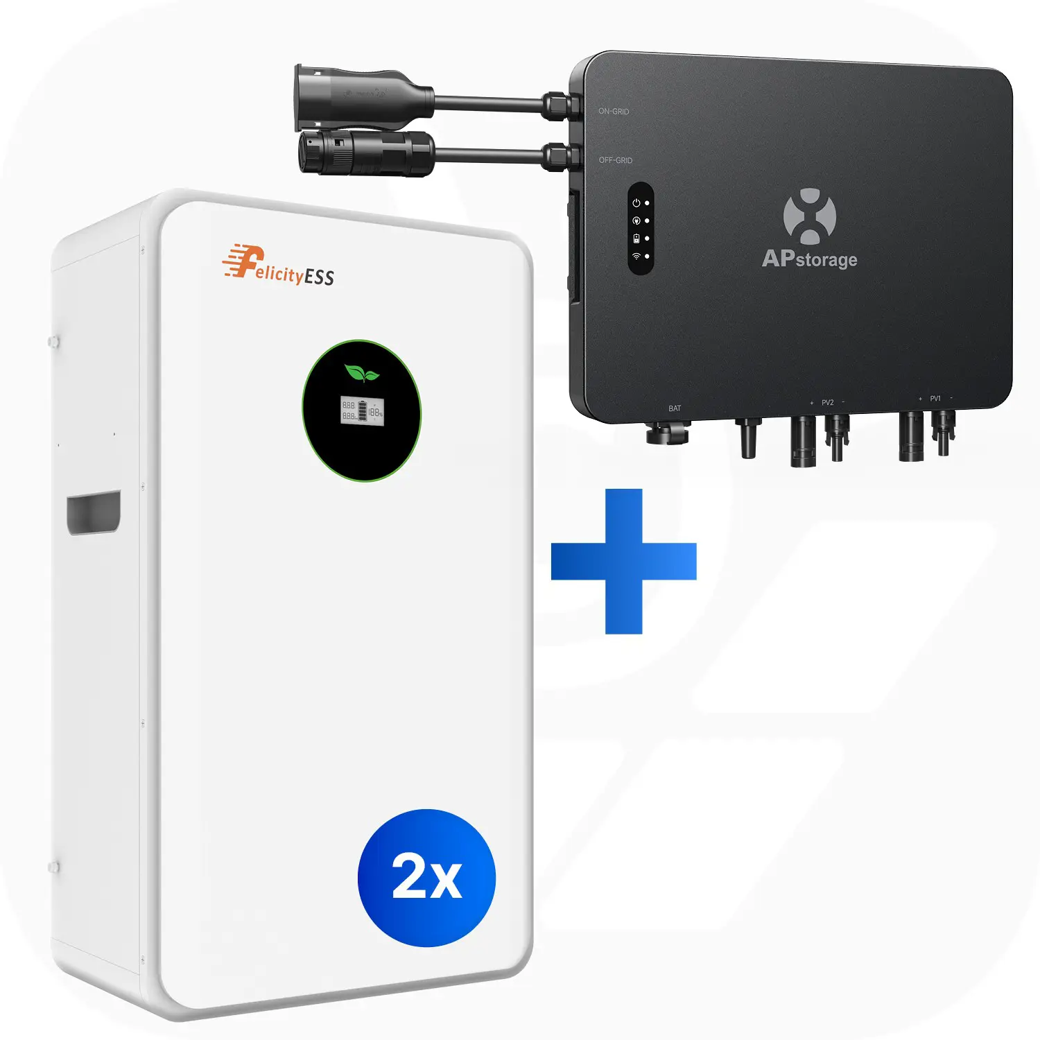 Apsystems EZHI 10,24kWh - Speicher-Set